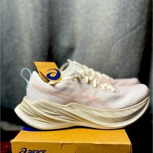 Asics Superblast Cream Mineral Beige Unisex Road Running Shoes 1013A127-100